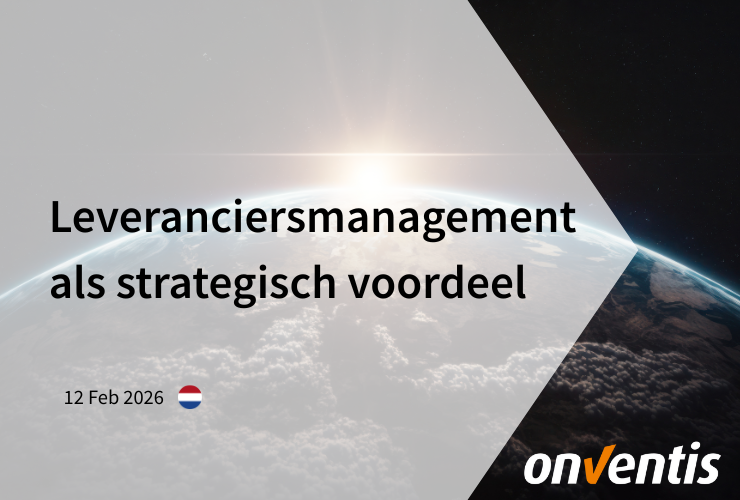Leveranciersmanagement als strageisch vordeeel
